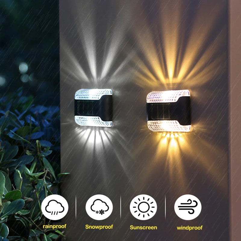 Led Solar Sunlight, Water-resistant, snow-resistant, and sunshade-equipped for outdoor use.