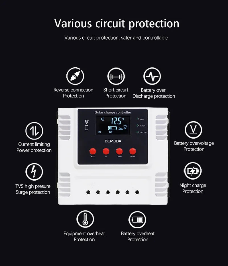 12V 24V 48V 40A 60A Solar Charge Controller, 12V 24V 48V 40A 60