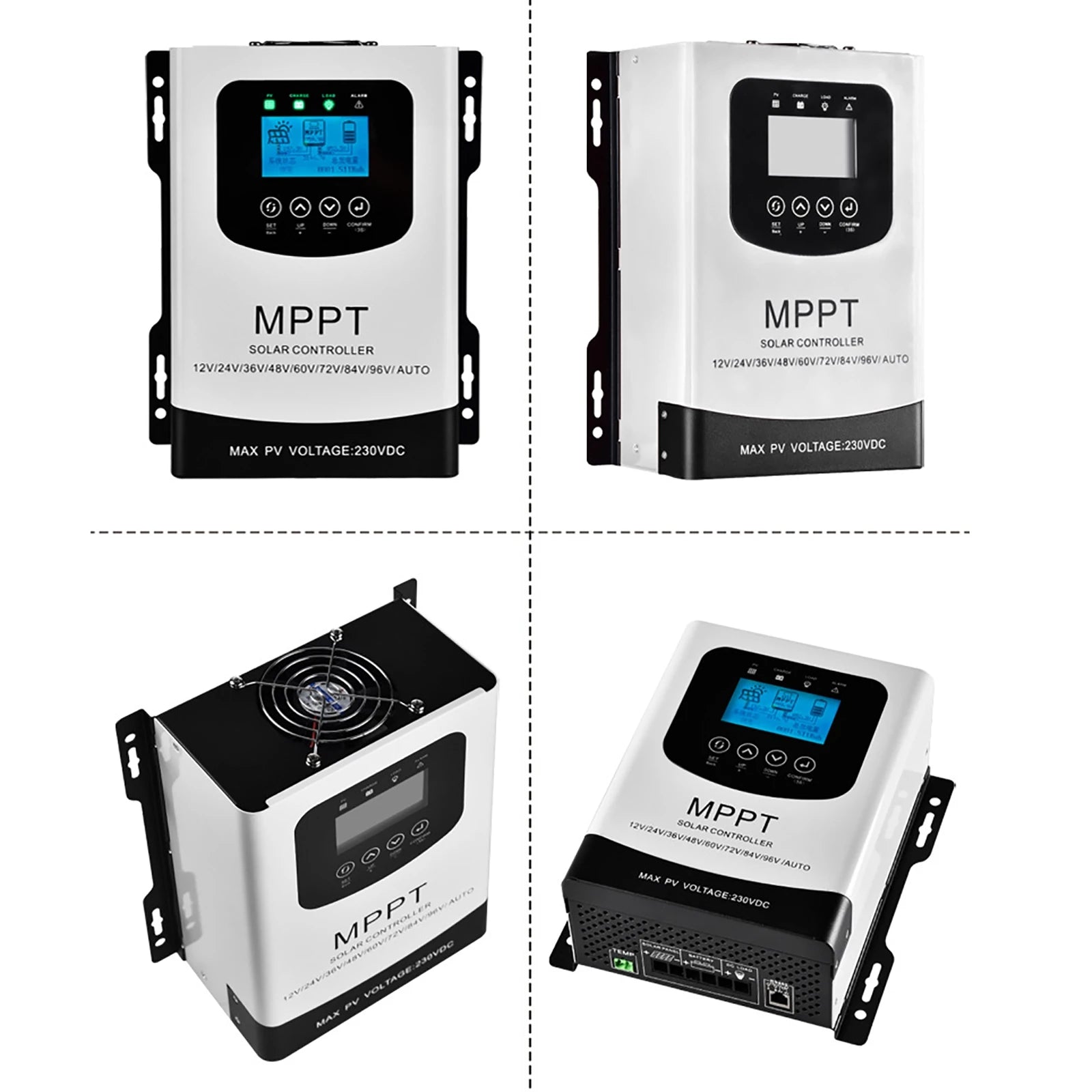 50A 60A MPPT Solar Charge Controller, MPPT solar charge controller for Lifepo4 lithium batteries with adjustable voltage up to 230VDC.