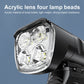 X-TIGER Front Light Bicycle Lamp Lanternas LED recarregáveis ​​USB 2400 Lumens 6400 mAh Faróis Outdoor Mountain Bike