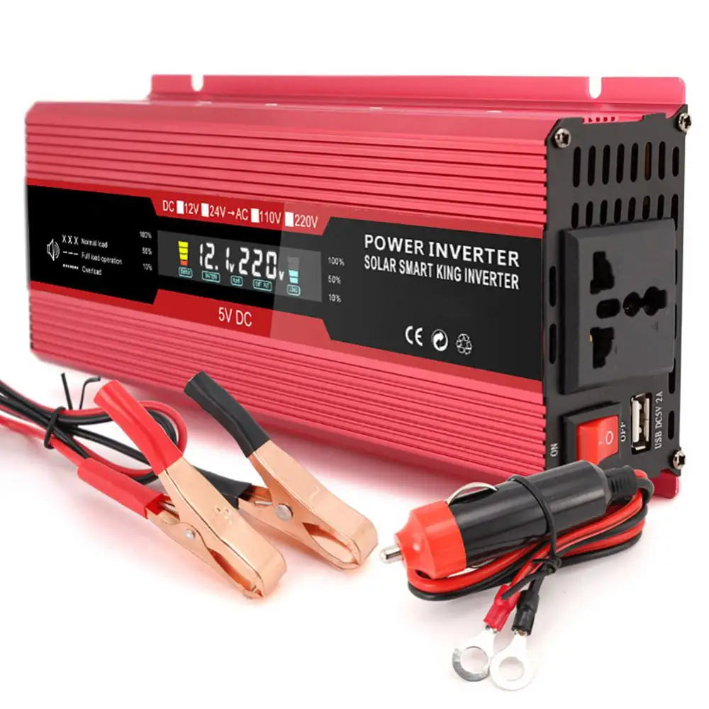 Pure Sine Wave Inverter, Incompatible with appliances that have built-in motors, like hair dryers and more.