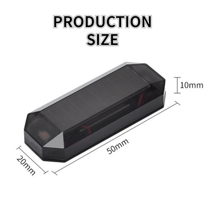 Car Solar LED Mini Warning Light Night Ride for Motorcycle - Electric Vehicle Bicycle Tail Light Anti-rear Strobe Warning Light