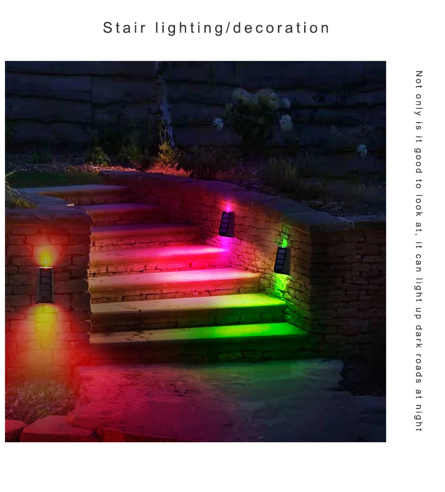 Decoration Solar Garden Light, Color-changing solar lights with waterproof and durable design.