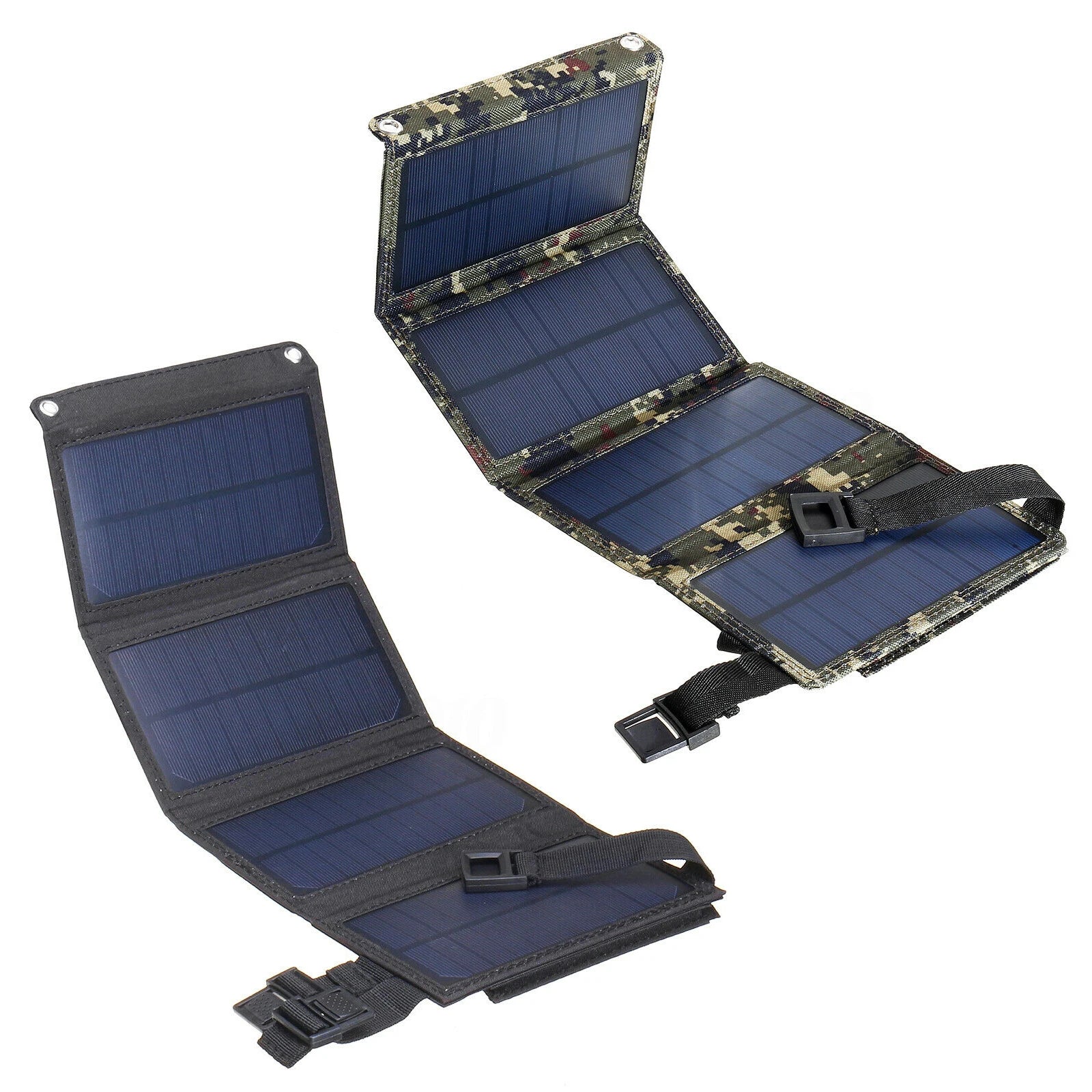 20W Outdoor Foldable Solar Panel, Compact design with a foldable layout makes it easy to store and transport.