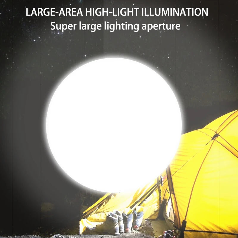 9900mAh LED Tent Light, Super bright illumination with a large light-emitting area for wide coverage.