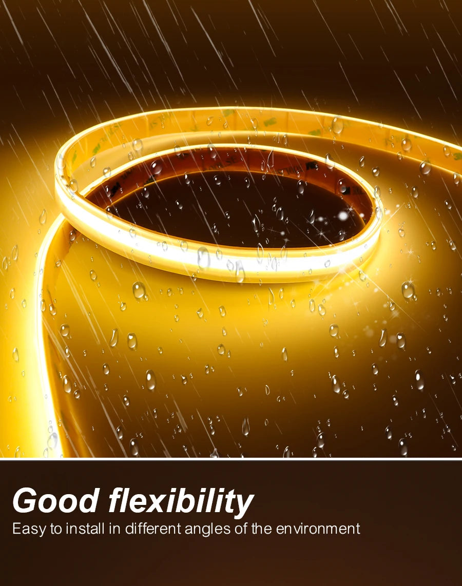 Flexible and easy to bend, suitable for installing at various angles in diverse environments.