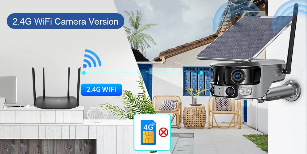Features 2.4G Wi-Fi connectivity for seamless streaming and control.