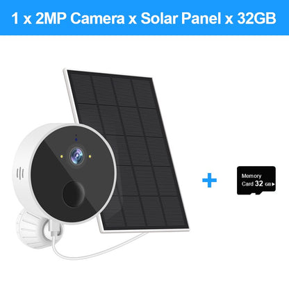 Smar S8-X200B-S - 1080P WiFi Solar Camera PIR Human Detection Security Video Surveillance IP CCTV With Solar Panel Recharge Li-Batteries