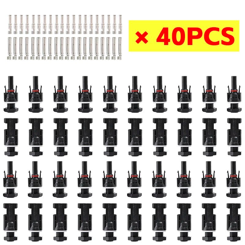 10/20/40/100PCS Solar PV Connectors, 