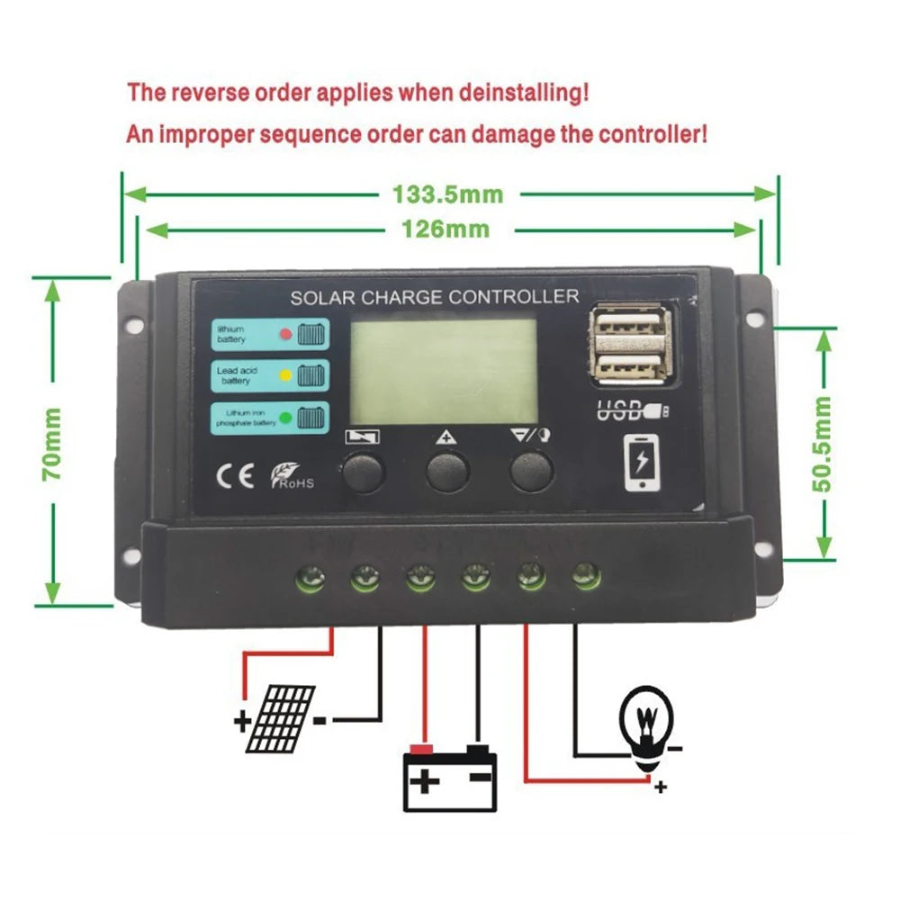Follow correct install sequence to avoid damage; reverse for removal.