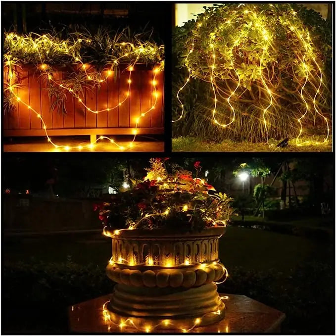 300LED Solar Rope Strip Light,