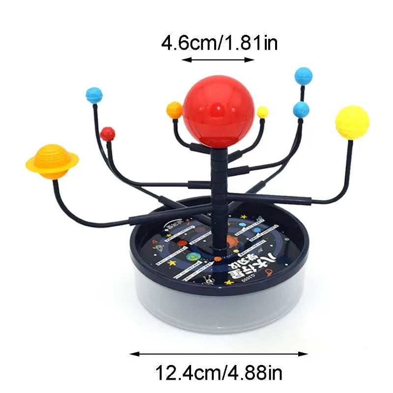 DIY solar system kit for kids, promoting parent-child interaction and STEM learning.