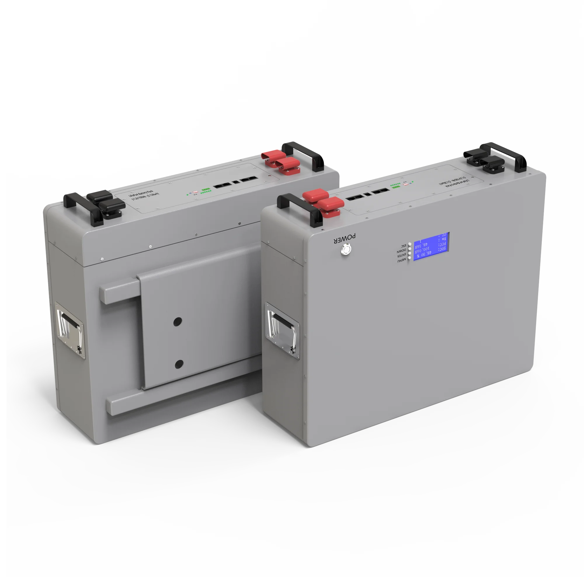 Powerwall 48V 200AH 10KW LiFePO4 Batttery Pack, Lithium-ion battery pack for off-grid/on-grid solar inverters, 48V, 200Ah, 6,000 cycles, RS485/CAN comms.