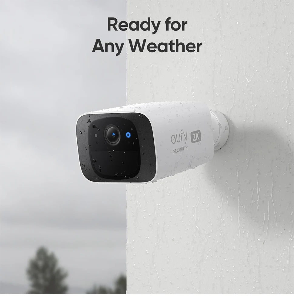 Eufy C210 SoloCam, Robust all-weather camera with 2K resolution and no subscription fees.