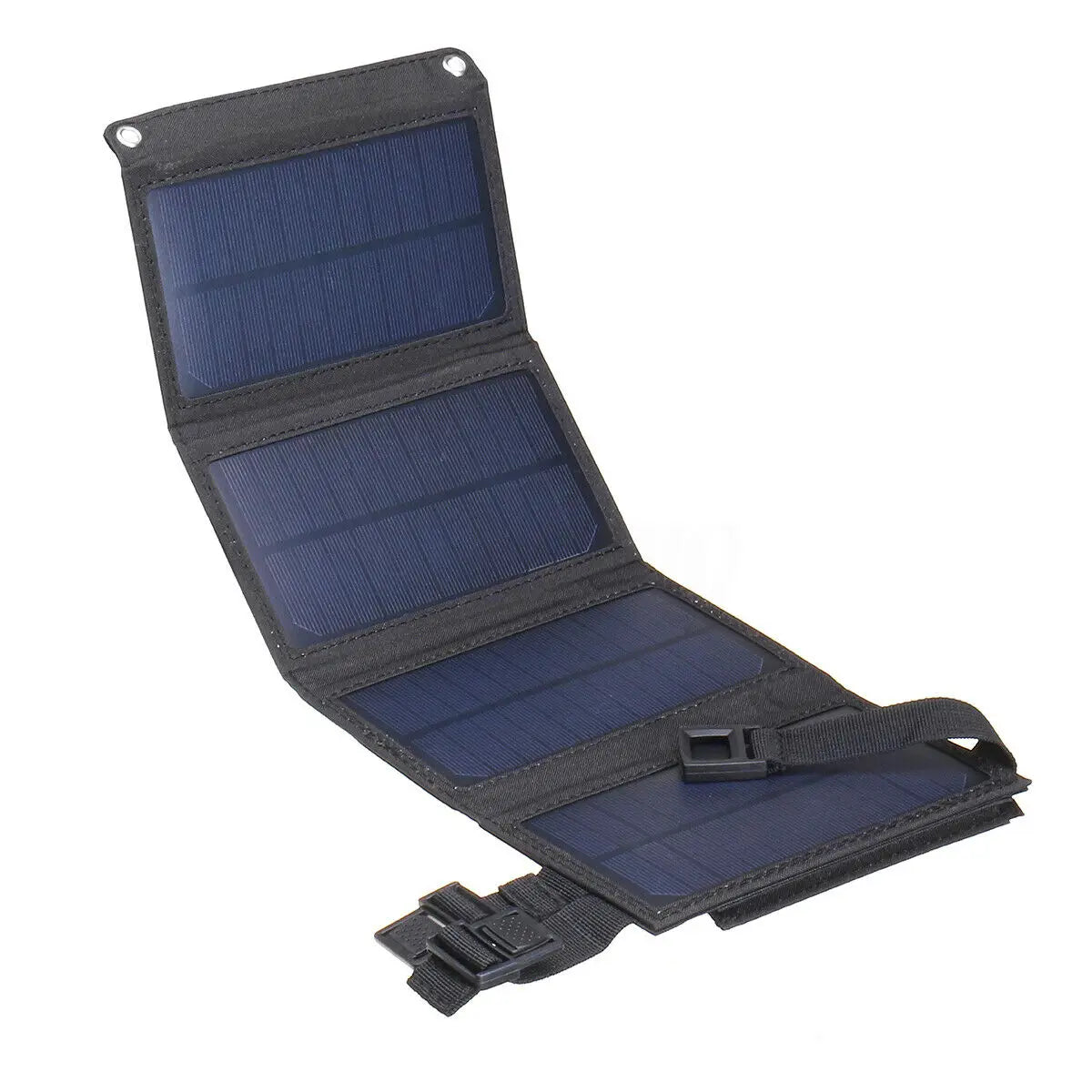 20W Outdoor Foldable Solar Panel, Charges devices via USB, no internal battery needed; simply plug in and power on.