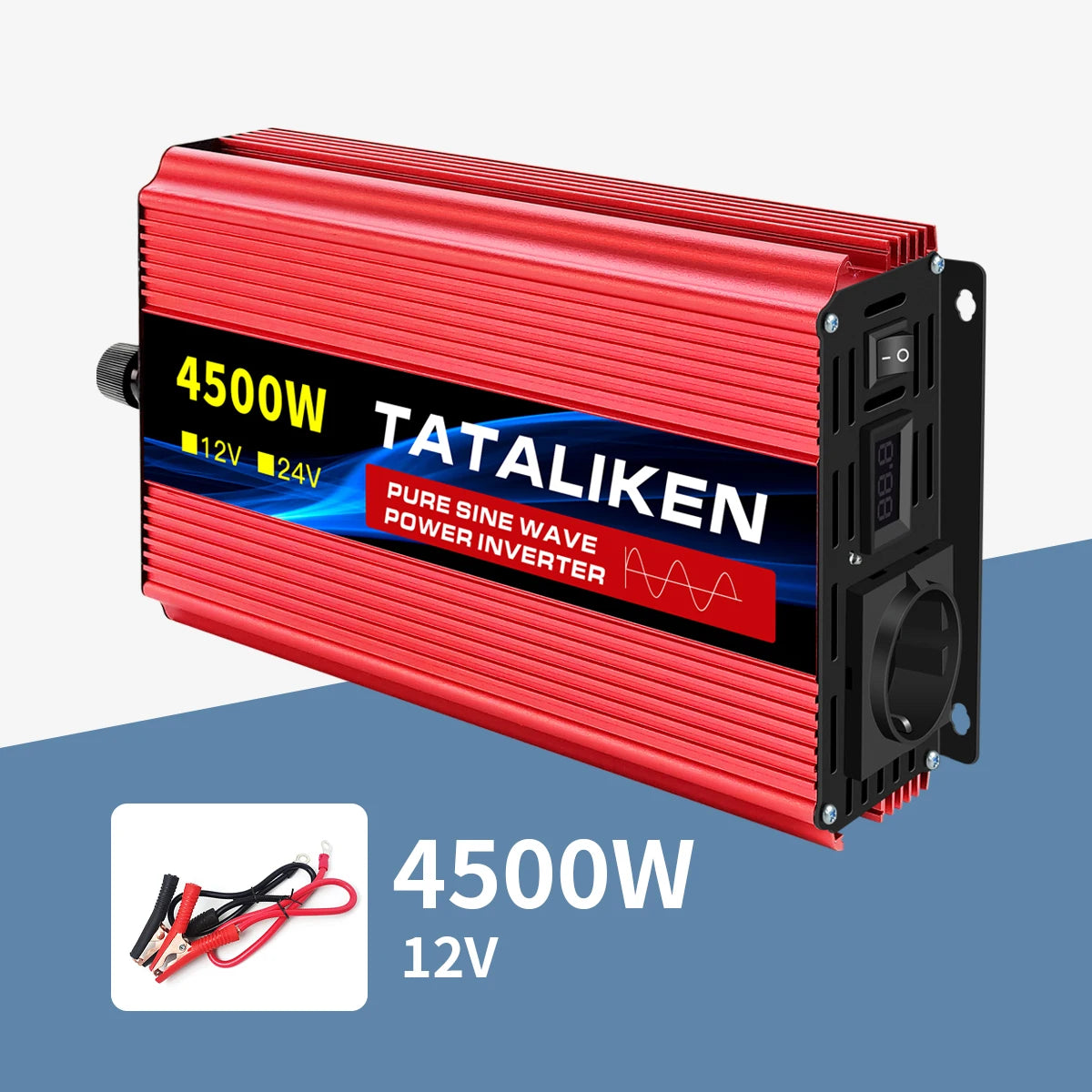 Inverter, Converts DC power to AC power, suitable for auto accessories and charging.