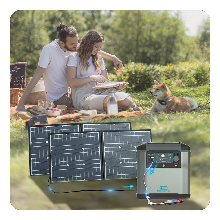 FF Flashfish  P25 Solar Generator, Peak power rated 3 or 5 times higher than normal.