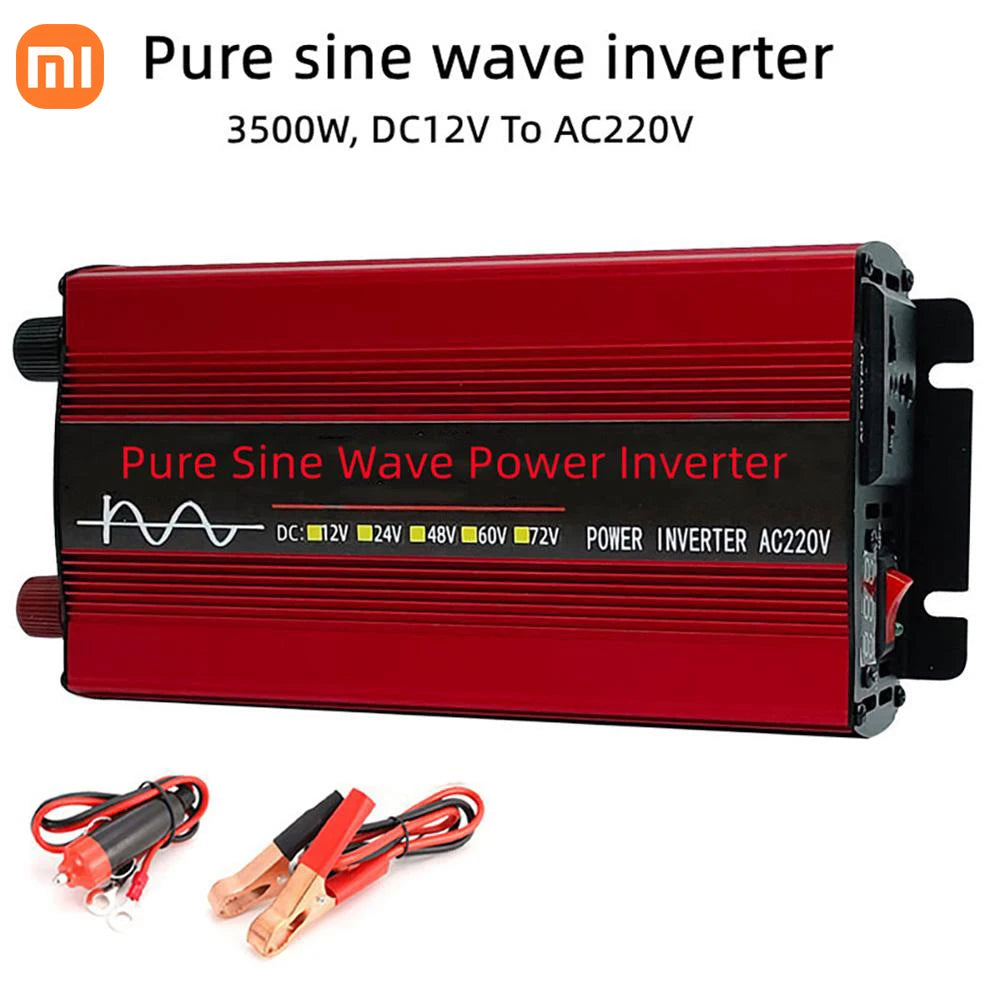 XIAOMI Inverter, Pure sine wave AC power converter for solar power systems with outputs from 1000W to 10,000W.