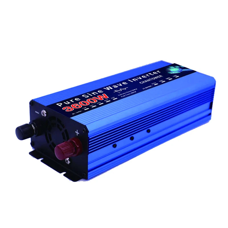 Pure Sine Wave Inverter, Inverter 3000W: 1300W continuous, 3000W peak power.