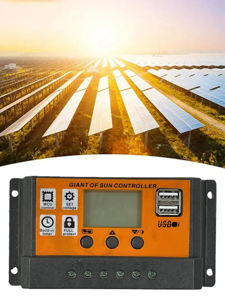 MPPT Solar Charge Controller, Advanced solar charge controller with auto-tracking and overcharge protection for efficient charging.