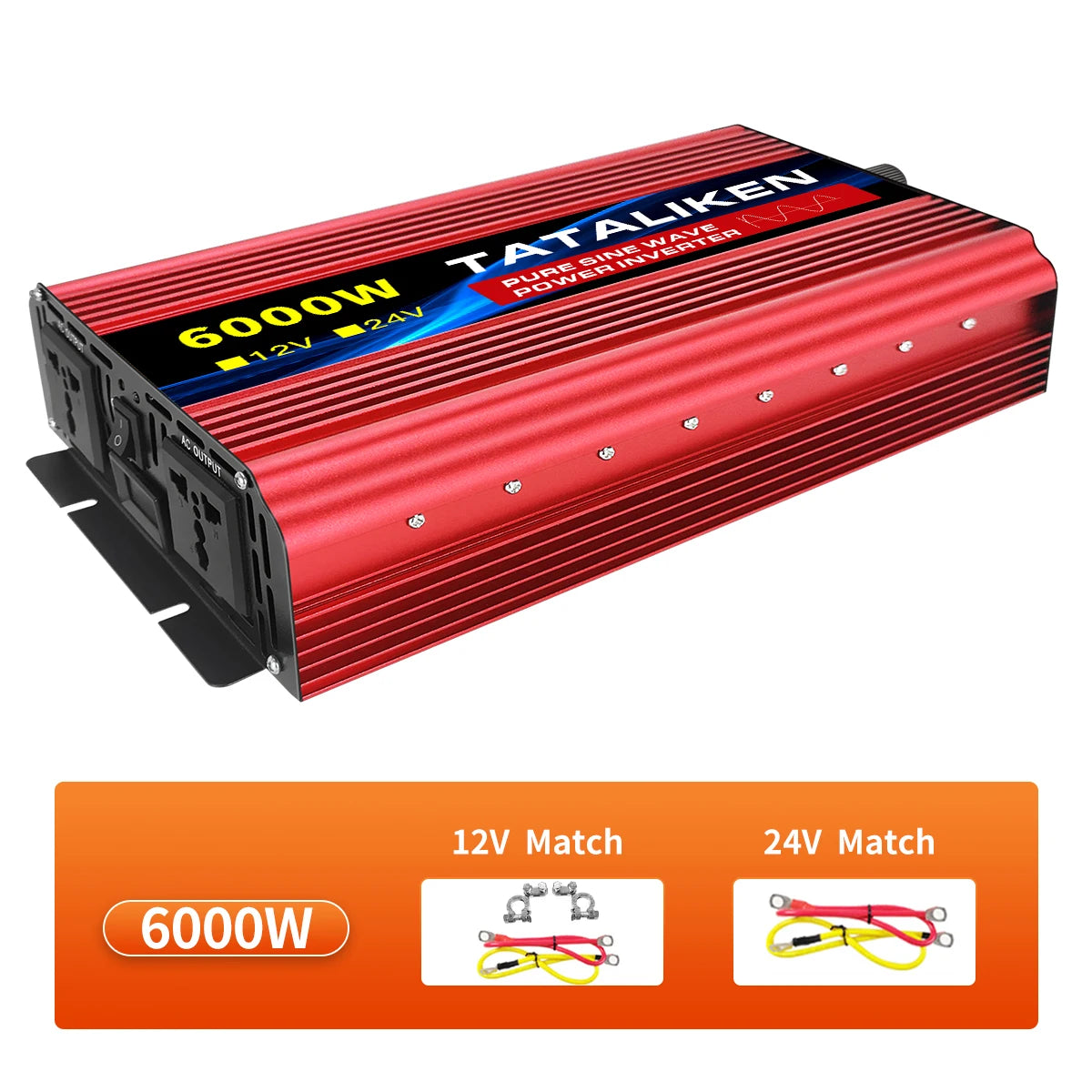 pure sine wave inverter, Universal power converter with AC 220V output, 1500W rating and CE certification from Mainland China.