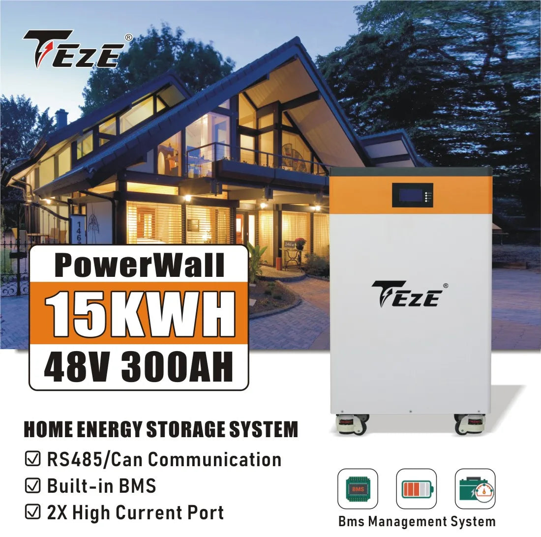 High-capacity lithium-ion battery for efficient energy storage and backup power.