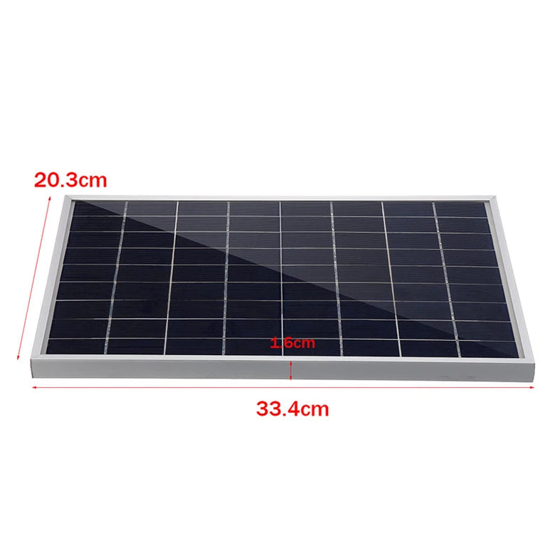 300W Solar Panel, Portable solar panel kit with rechargeable panels and USB power for outdoor use at home.