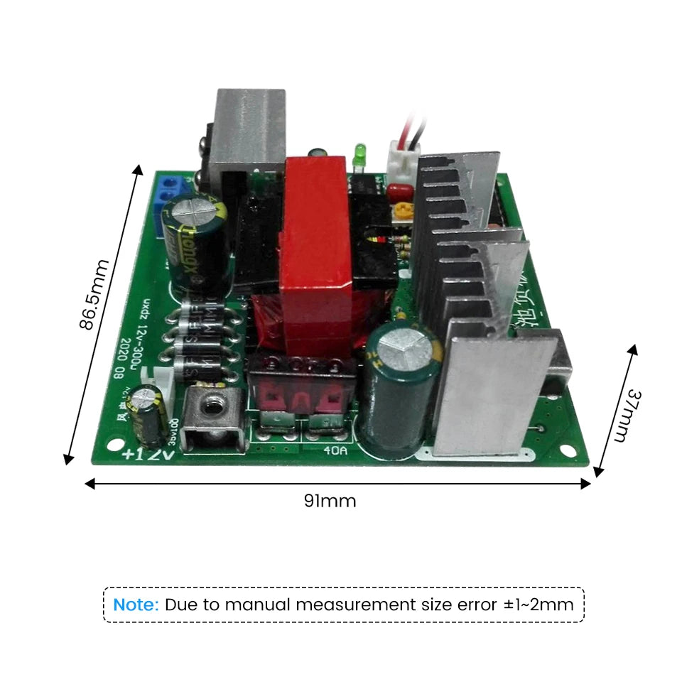 Sunyima DC-DC converter: 300W, adjustable output voltage and frequency, high efficiency (>90%), with protection functions.