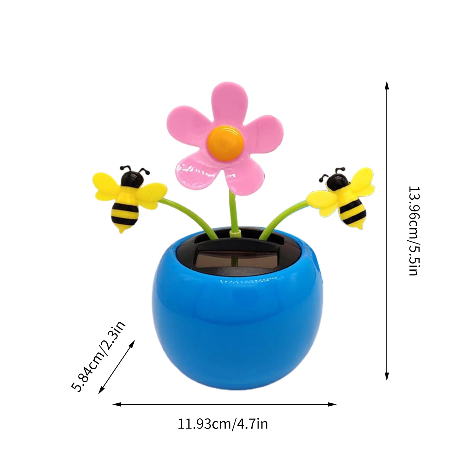 Solar Powered Dancing Flowers Swinging Toy, Solar-powered dancing flower toy with no batteries required, suitable for kids aged 7-12+