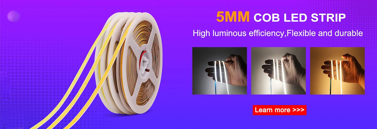 High-efficiency LED strip for outdoor use, featuring a super-bright and flexible design.