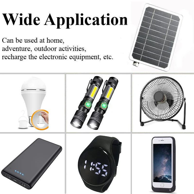 30W Portable Solar Panel, Portable solar power for homes, campsites, or outdoors - recharge devices and power small appliances.