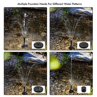 Multiple Fountain Heads For Different Water Pattern