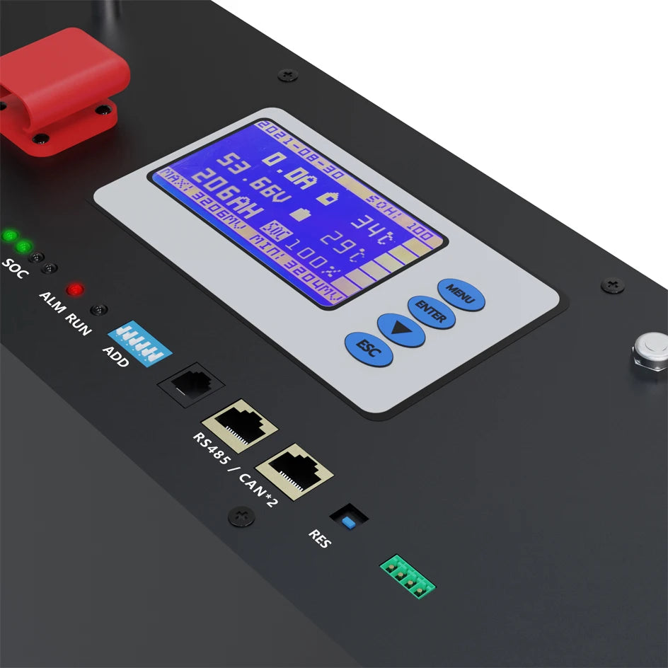 48V 200Ah 100Ah LiFePO4 Battery, Parallel connections supported, quality assured, applications include base stations, UPS, and energy storage systems.