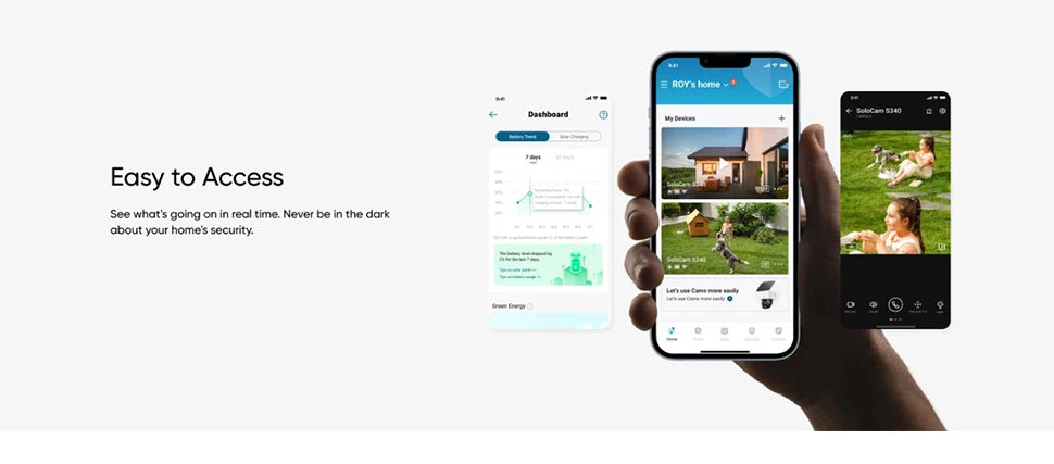 Eufy S340 SoloCam - Solar Security Camera, Eufy SoloCam provides real-time 360° surveillance, eliminating blind spots, and no monthly fees.