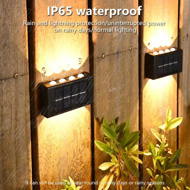 Waterproof IP6S design allows year-round use in rainy and sunny conditions.