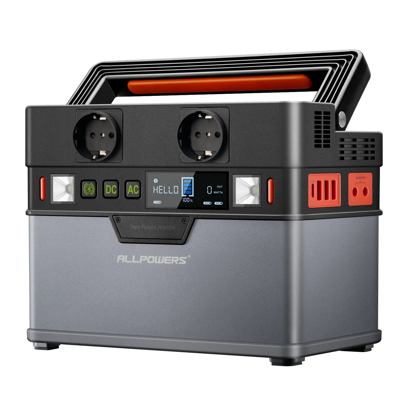 Portable solar generator with high-efficiency charging and multiple output options.