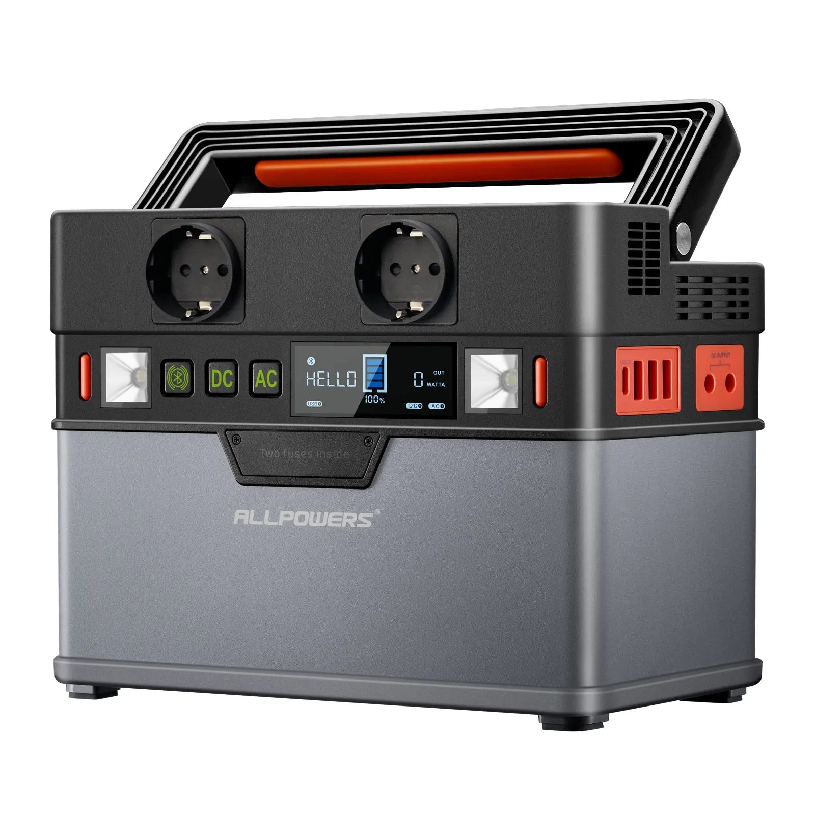 Portable solar generator with high-efficiency charging and multiple output options.