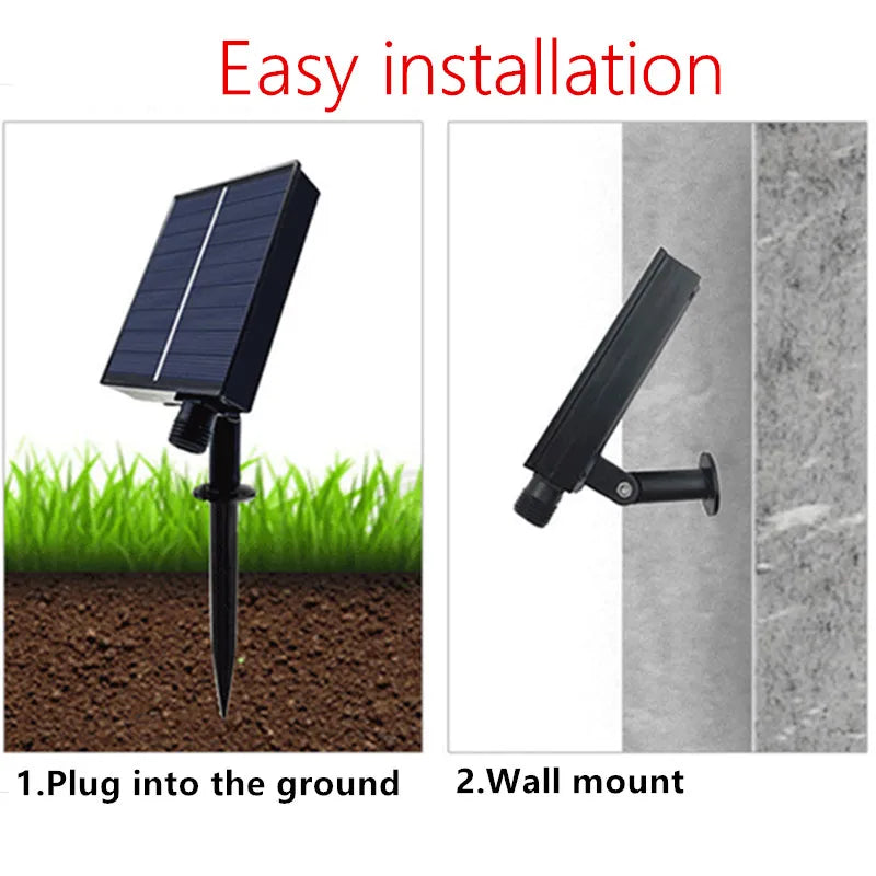 Solar Power LED Strip Light, Easy installation: simply plug in or wall-mount for effortless setup.