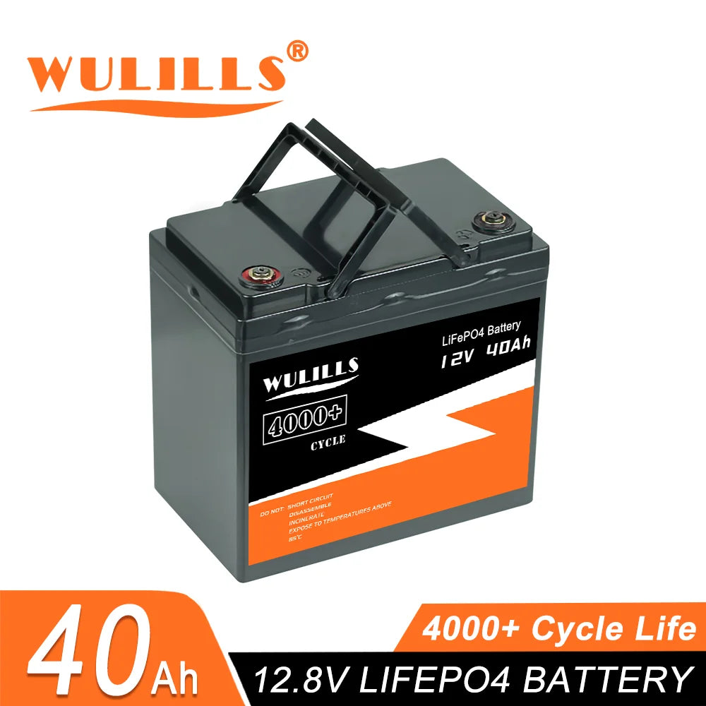 New LiFePo4 Battery, Reliable 12V LiFePo4 rechargeable battery with 40Ah capacity for kid scooters, boat motors, and more.