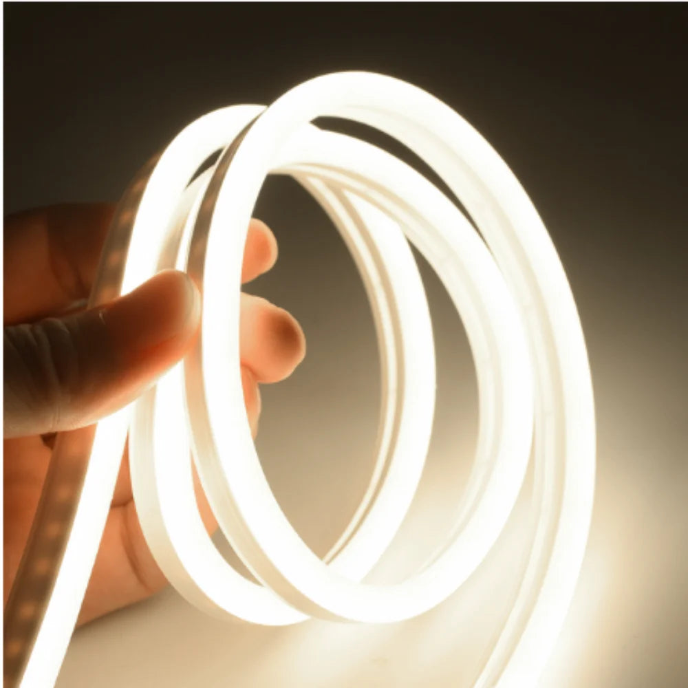 Flexible Tira Led Neon Flex Led Strip Light, Decorative string lights suitable for various applications including mirrors, tables, TVs, doors, cars, bikes, trees, cabinets, and more.