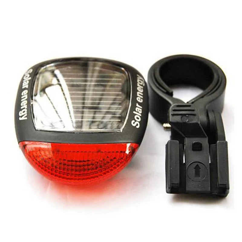 1200mAh MTB Solar Bike Light, Compact bike light with long-lasting battery life, USB/solar charging, and 3 modes.