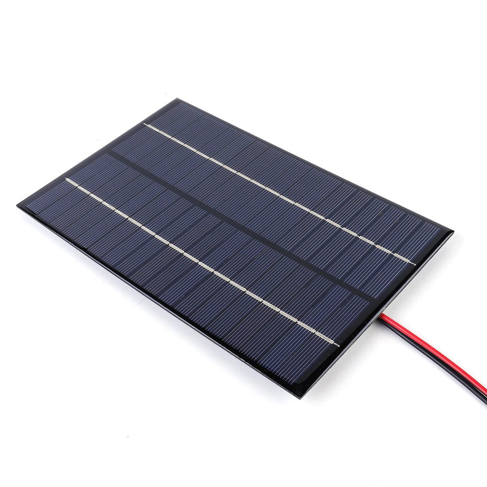 Waterproof Solar Panel, 8W Solar Panel, polysilicon epoxy board, 18V output, suitable for small-scale power generation.