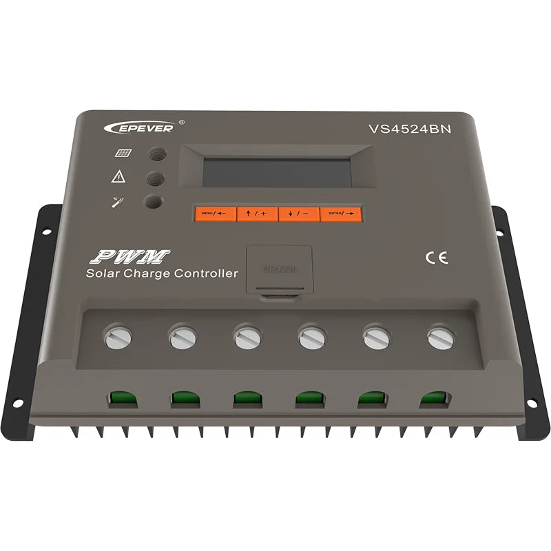 EPEVER Solar Charger Controller, EPEVER VS4524BN PWM solar charge controller for multiple solar panel voltages (12V-48V).