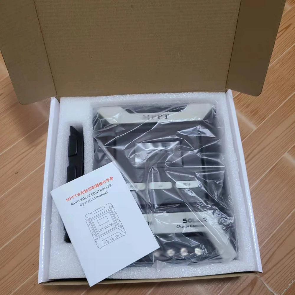 MPPT Solar Charge Controller, Efficiently regulates solar power for various batteries using MPPT technology.