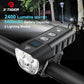 X-TIGER Front Light Bicycle Lamp Lanternas LED recarregáveis ​​USB 2400 Lumens 6400 mAh Faróis Outdoor Mountain Bike