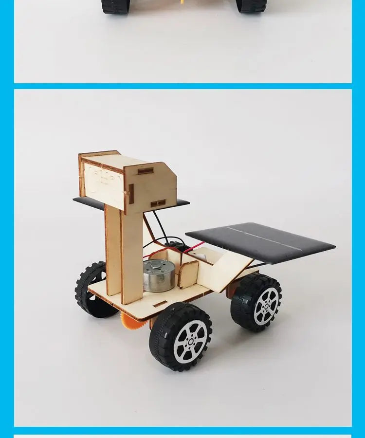 Explore the moon and Mars with this solar-powered robot rover toy for kids aged 6+