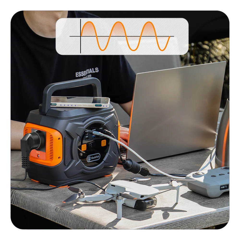 FF Flashfish A301, LED screen displays device parameters with detailed ingenuity FAQs included.