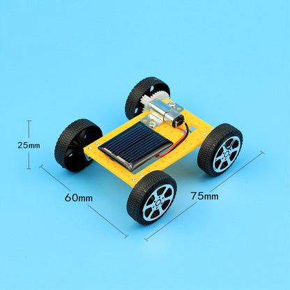 DIY Mini Solar Powered Toy Car For Kids - Solar Power Toy Assembled Energy Powered Car children's toys Kids Novelty Gift