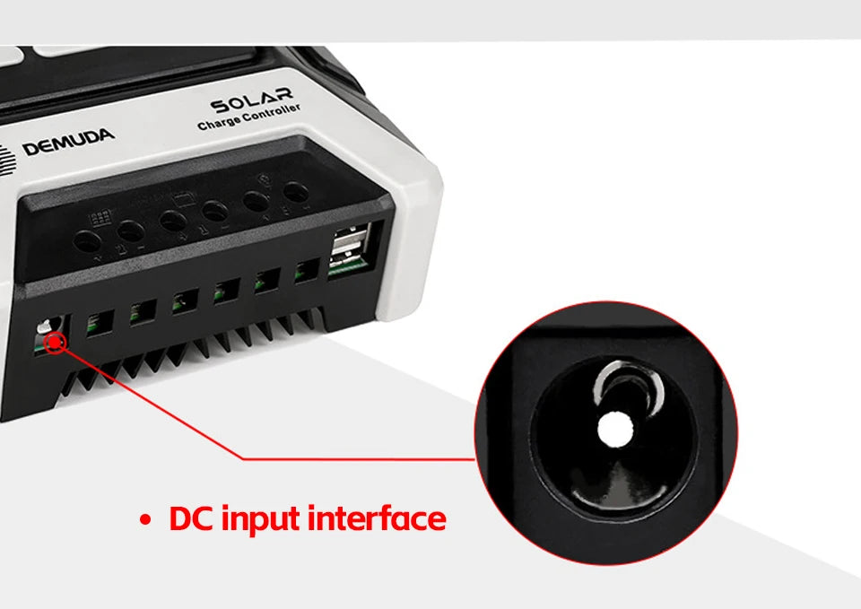 DC Input Interface: Solar Controller for Charging