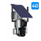 PEGATAH 8MP 4G Caméra Solaire Sans Fil - 4K WiFi Double Objectif 10X Panneau Solaire Détection Humaine PTZ Caméra de Sécurité Caméras IP Étanches